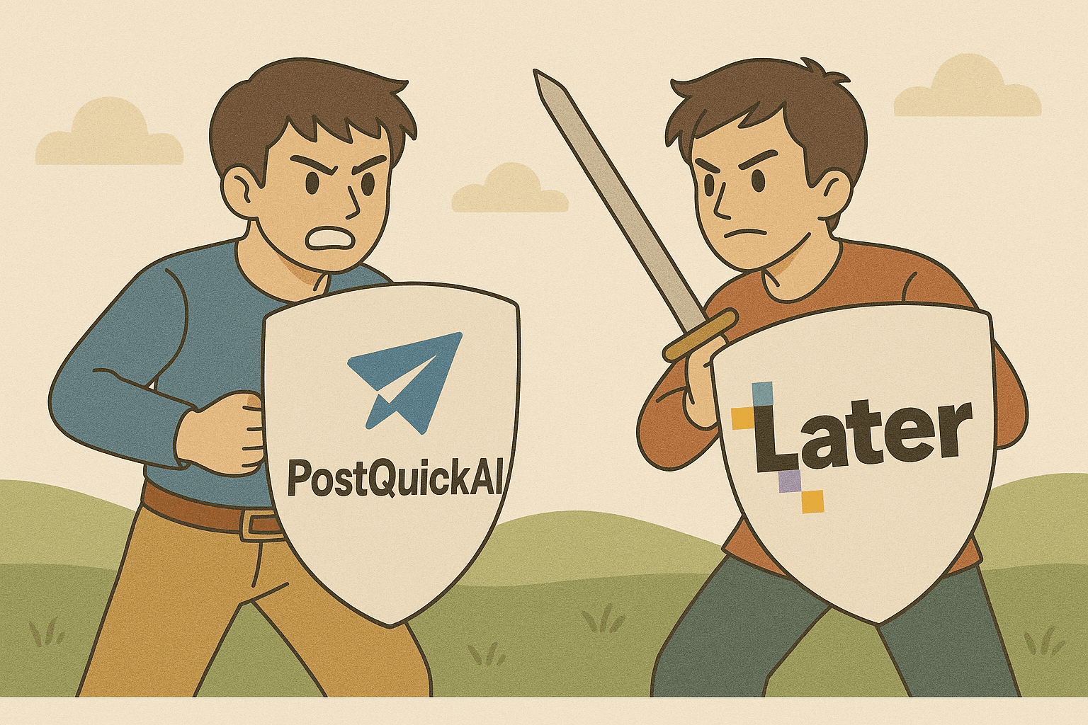 PostQuickAI vs Later comparison