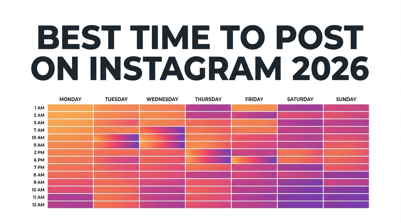 Best Time to Post on Instagram 2026: Complete Guide (By Day, Format, Time Zone + Testing Plan)