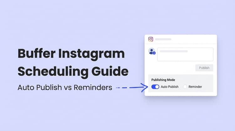 Buffer Instagram Scheduling Guide: Auto-Publish vs Reminders for 2026 ...