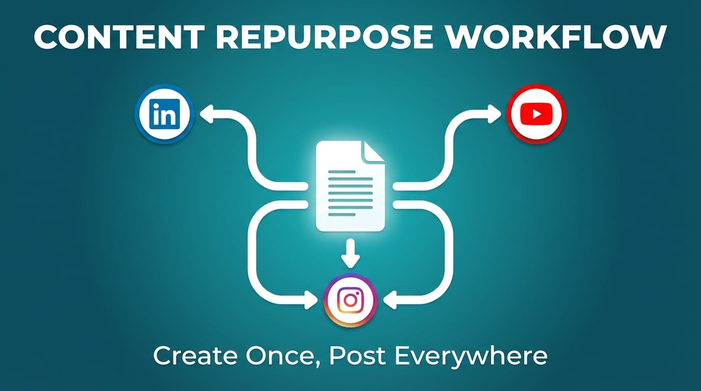 Content Repurpose Workflow for Social Media: Create Once, Post Everywhere (COPE) Complete Guide for 2026