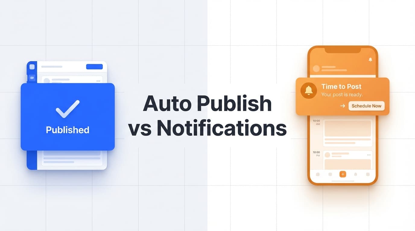 How to Choose an Instagram Scheduling Tool: Auto-Publish vs Notifications Guide for 2026
