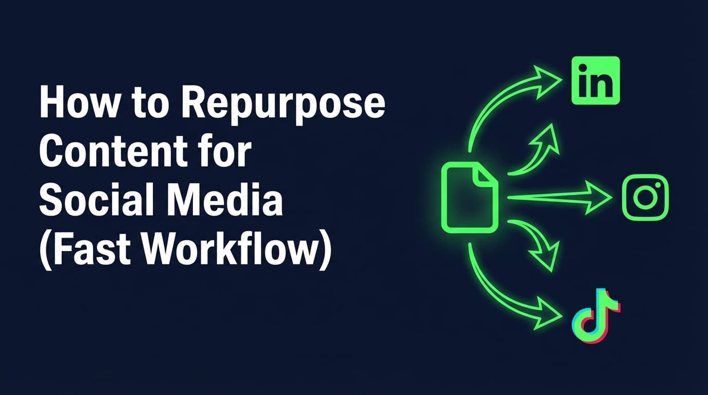 How to Repurpose Content for Social Media: Fast Workflow Guide for 2026