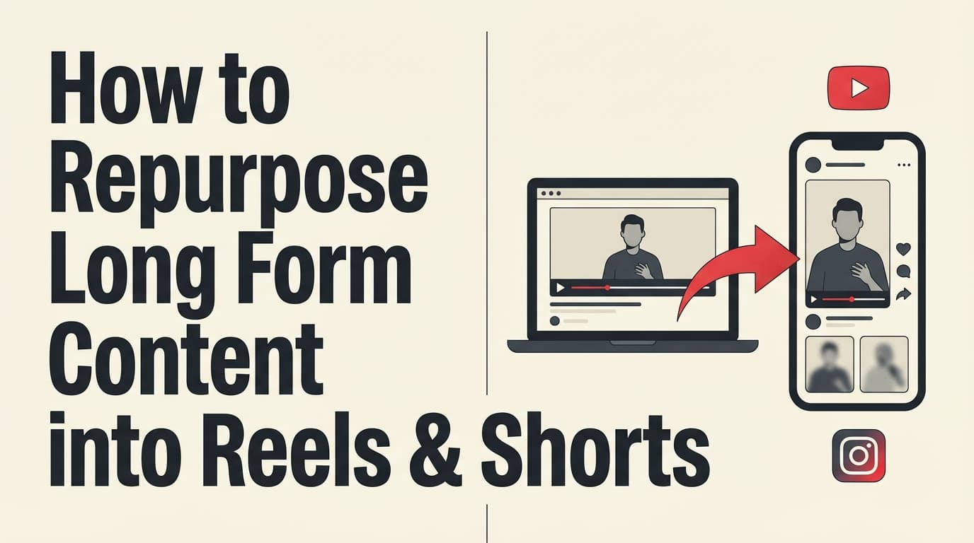 How to Repurpose Long Form Content Into Reels and Shorts: Complete Guide