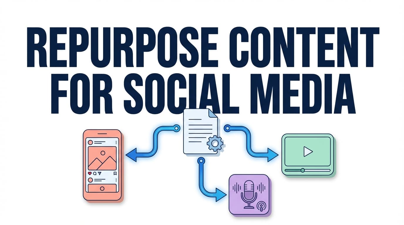 Repurpose Content for Social Media: The Complete 2026 Guide (Turn One Idea Into 20+ Posts)
