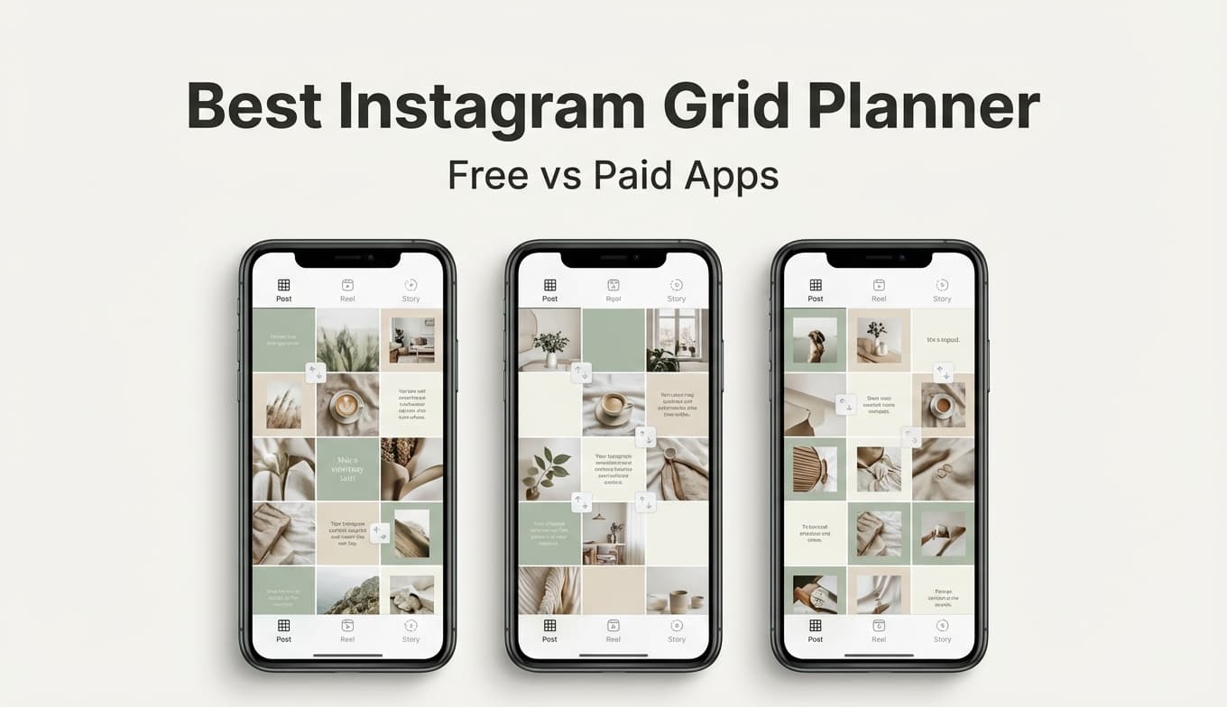 Best Instagram Grid Planner Free Vs Paid Apps Comparison