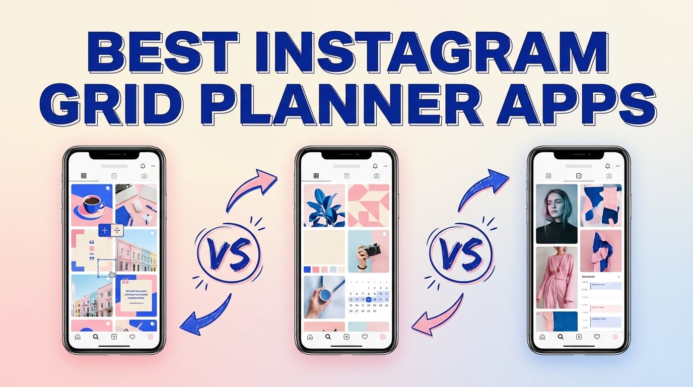 Best Instagram Grid Planner Apps Preview Vs Planoly Vs Later