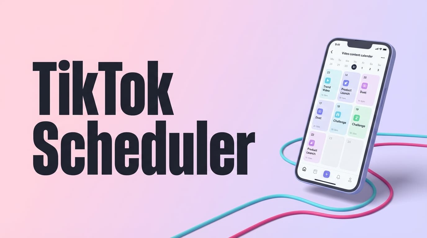 TikTok Scheduler Interface