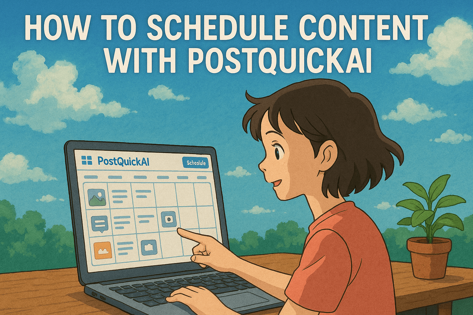 How to Schedule Content on Social Media Using PostQuickAI