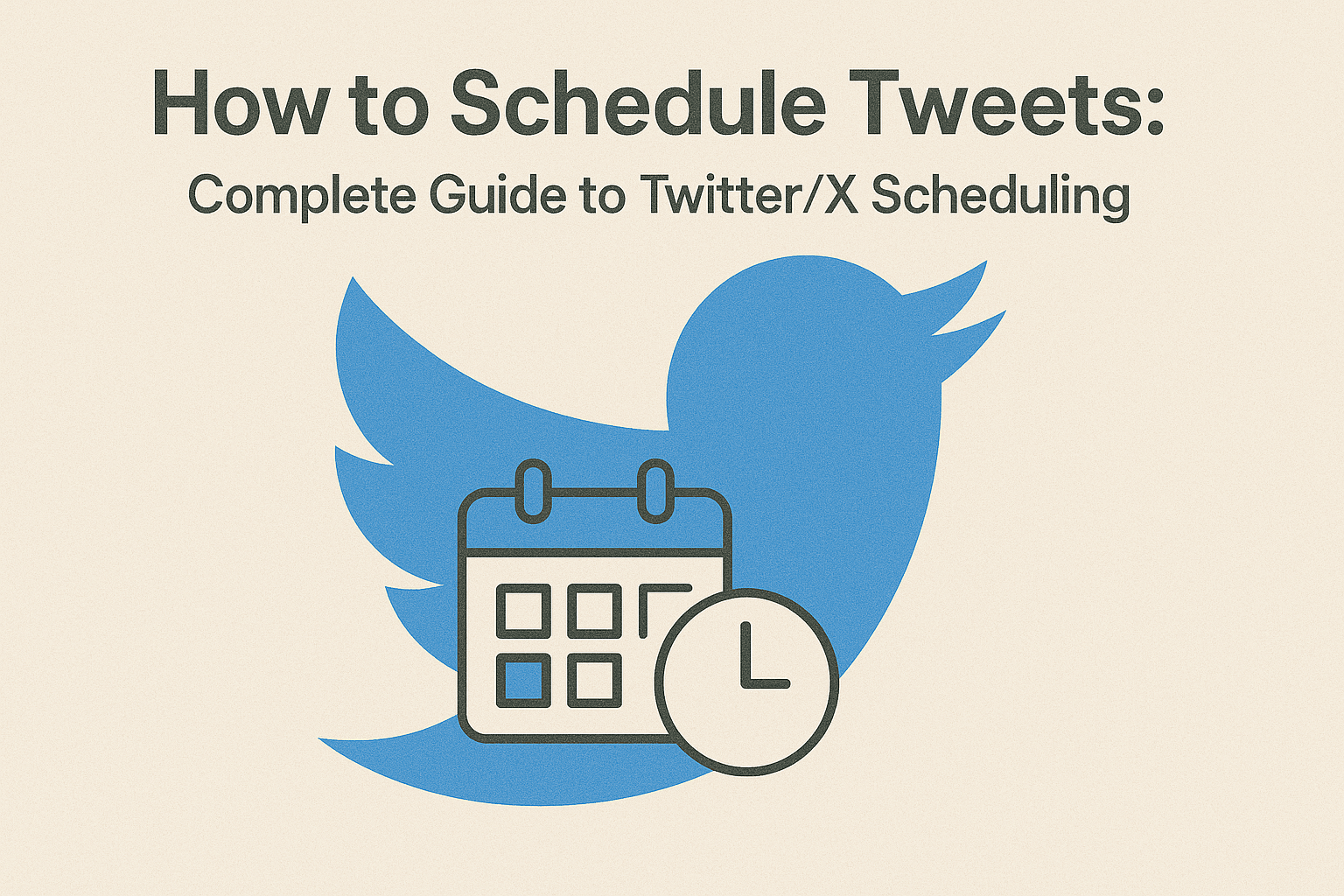 How to Schedule Tweets: Complete Guide to Twitter/X Scheduling