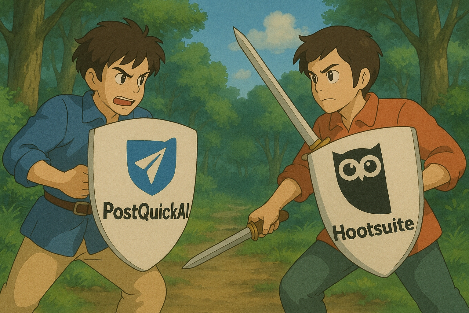 PostQuickAI vs Hootsuite - Honest Comparison