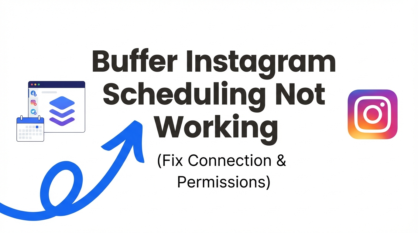 Buffer Instagram Scheduling Not Working: Fix Connection & Permissions ...
